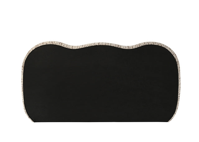 Finamore Upholstered Bed in Latte Brown