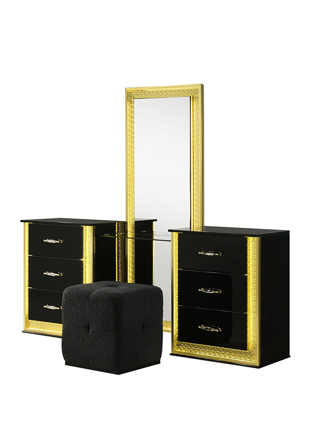 Hazeline Vanity Set w/ Stool
