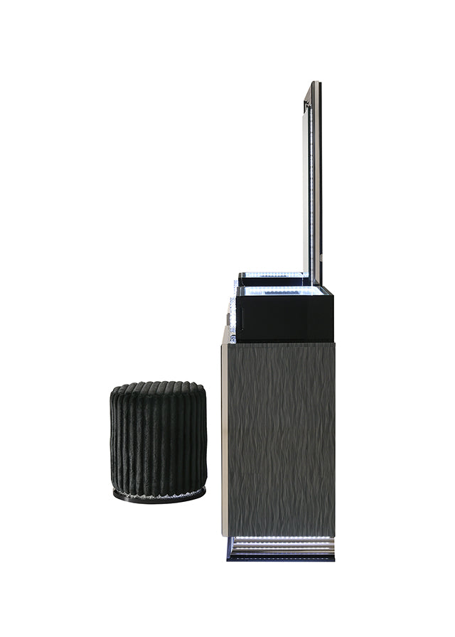 Noire Vanity Set w/ Stool