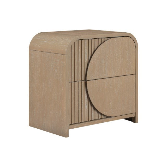 Tangentry 2 Drawer Nightstand