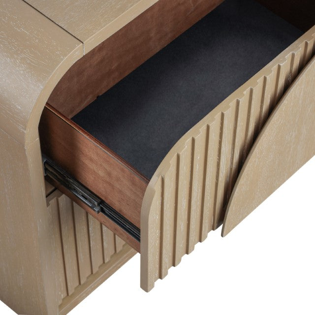 Tangentry 2 Drawer Nightstand