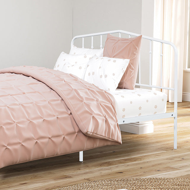 Nicoli Queen Metal Bed with Underbed Storage