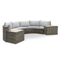 Barbuda Sectional Sofa w/ End Tables