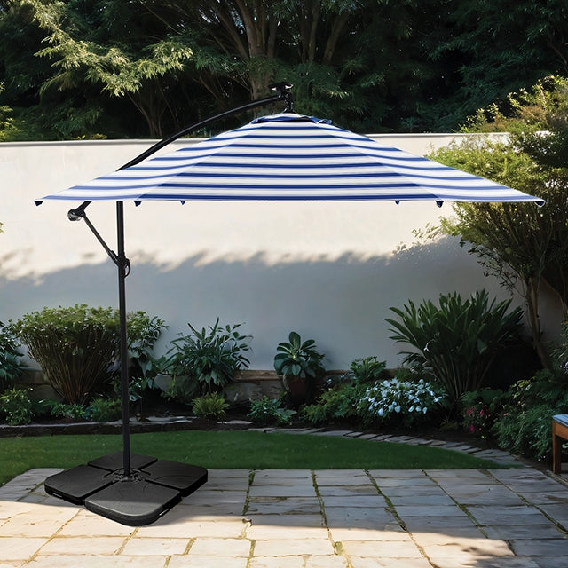 Sleek Rectangular Tilting Umbrella