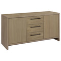 Amery 3-drawer Accent Storage Cabinet Console Latte