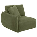 Elysia Fabric Upholstered Modular LAF Chair Green