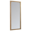 Solano 80-inch Full Length Floor Mirror Weathered Mango