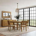 Arini 5-piece Round Dining Room Table Set Sand Wash