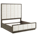Durango 80-inch Panel Bed Taupe Oak — Brown King