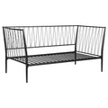 Richland Metal Twin Daybed Bed Frame Matte Black
