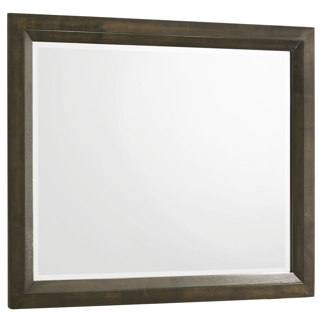 Atlas Bedroom Dresser Mirror Dark Oak