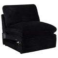 Collins Modular Power Armless Recliner Black