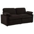 Collins Modular Power Loveseat Chocolate Brown