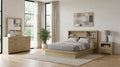 Hendricks 4-piece Eastern King Bedroom Set Light Oak