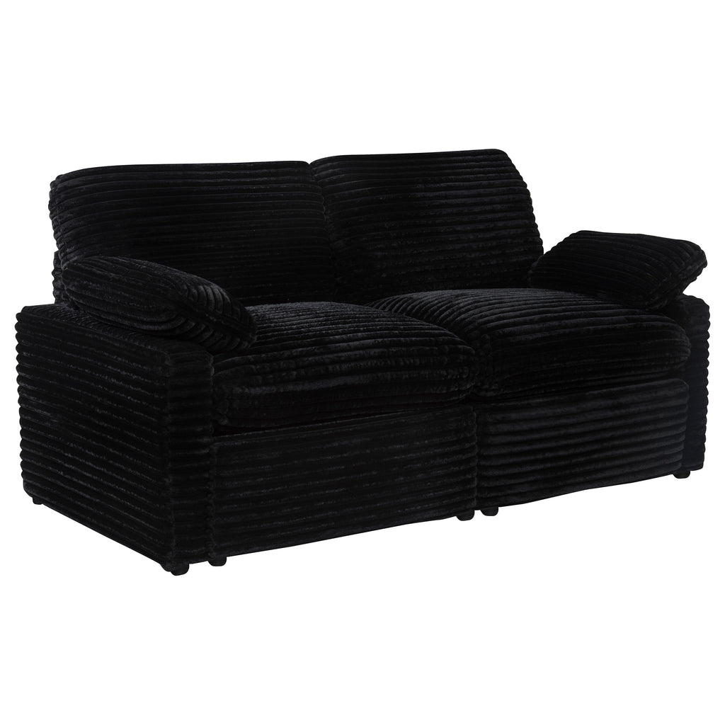 Collins Modular Power Loveseat Black