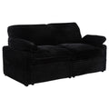 Collins Modular Power Loveseat Black