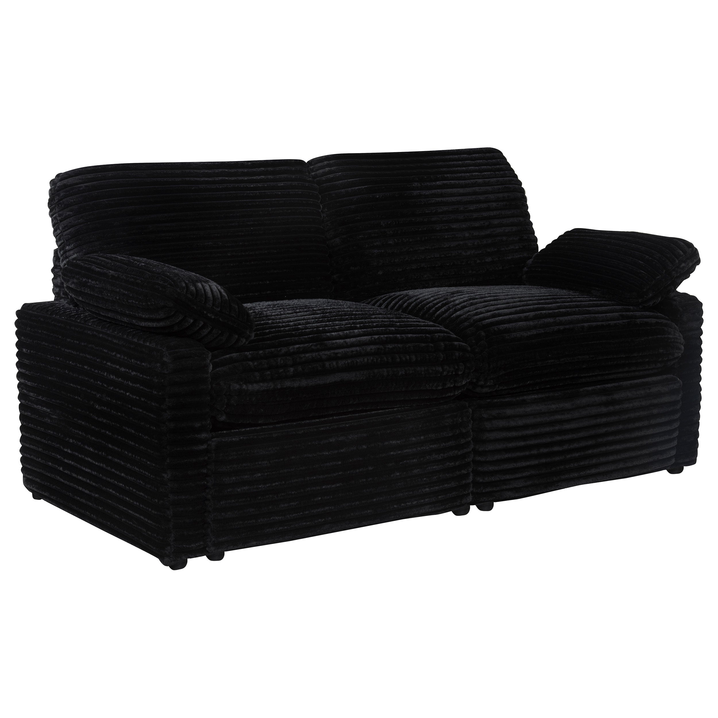 Collins Modular Power Loveseat Black