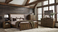 Doherty 5-piece Queen Bedroom Set Rustic Brown