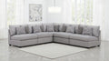 Cambria 5-piece Upholstered Modular Sectional Sofa Grey