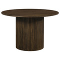 Hamlyn 47-inch Round Wood Dining Room Table Walnut