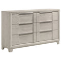 Farre 6-drawer Dresser Washed Grey
