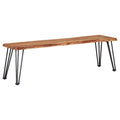 Sherman Wood Dining Bench Natural Acacia