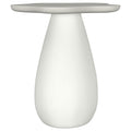 Perth 20-inch Side Table with Cloud-Shaped Top Off White