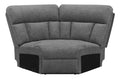 Bahrain Upholstered Wedge Charcoal