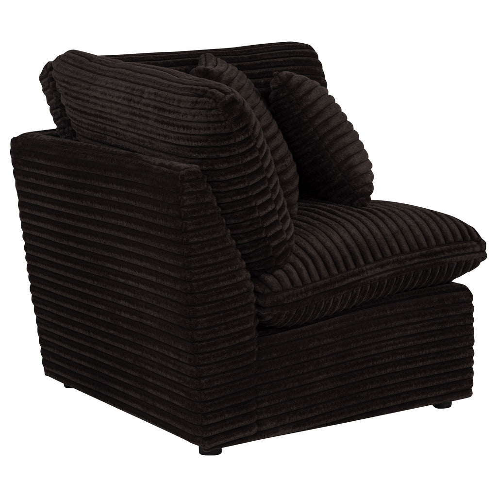 Collins Modular Corner Chair Chocolate Brown