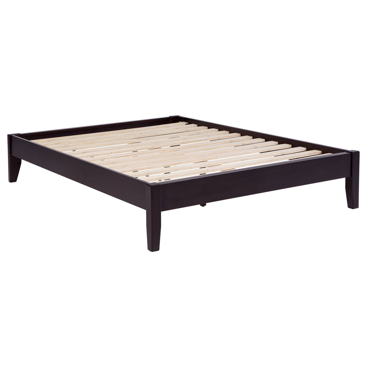 Hounslow Universal Platform Bed Cappuccino — Brown Full
