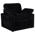 Collins Upholstered Power Recliner Chair Black