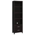 Lewes 4-shelf Engineered Wood Media Tower Cappuccino