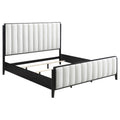 Brookmead 60-inch Upholstered Bed Black — Black King