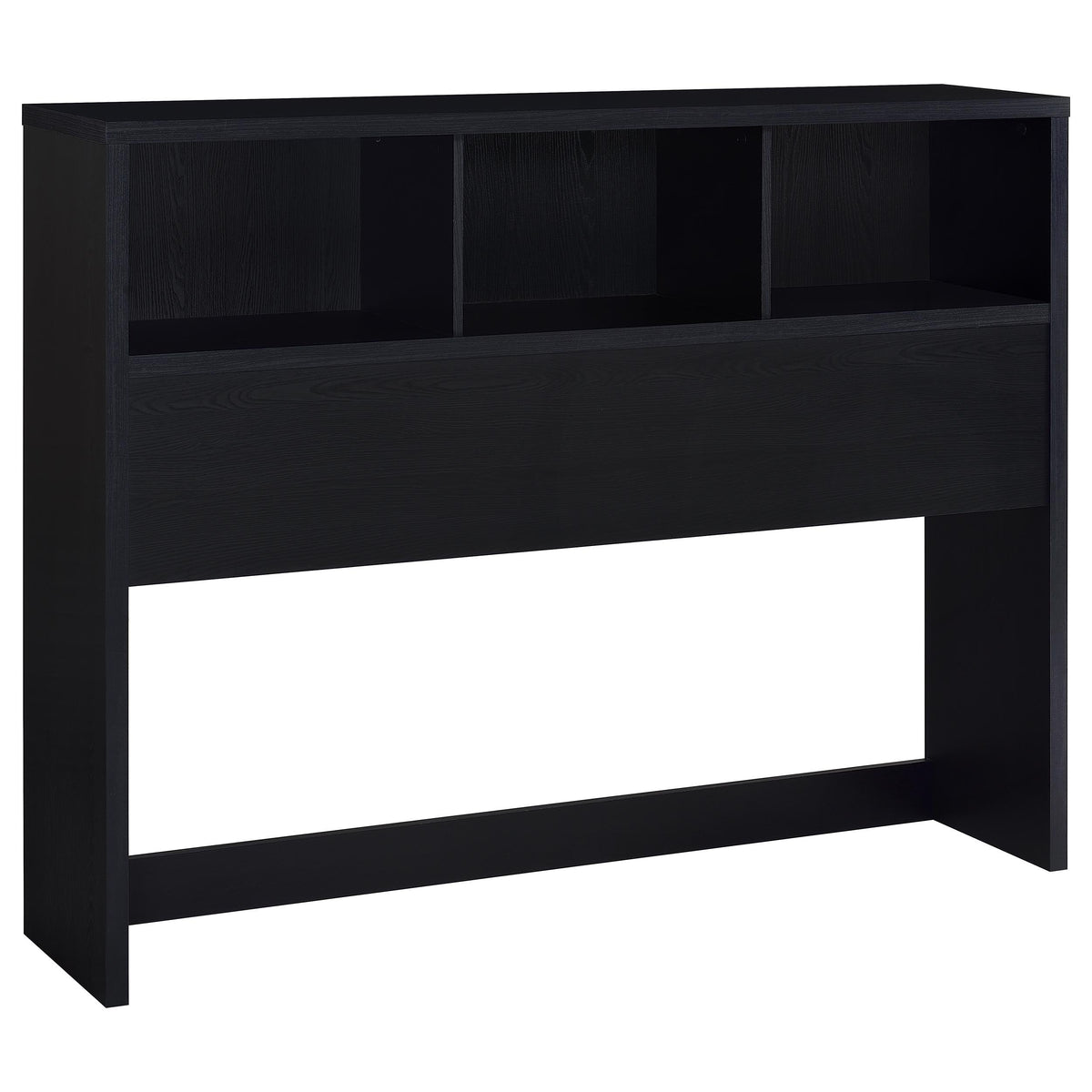 Westpark 49-inch Bookcase Headboard Black — Black Queen
