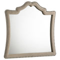 Antonella Upholstered Dresser Mirror Camel