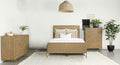 Arini 3-piece Queen Bedroom Set Sand Wash and Natural Cane