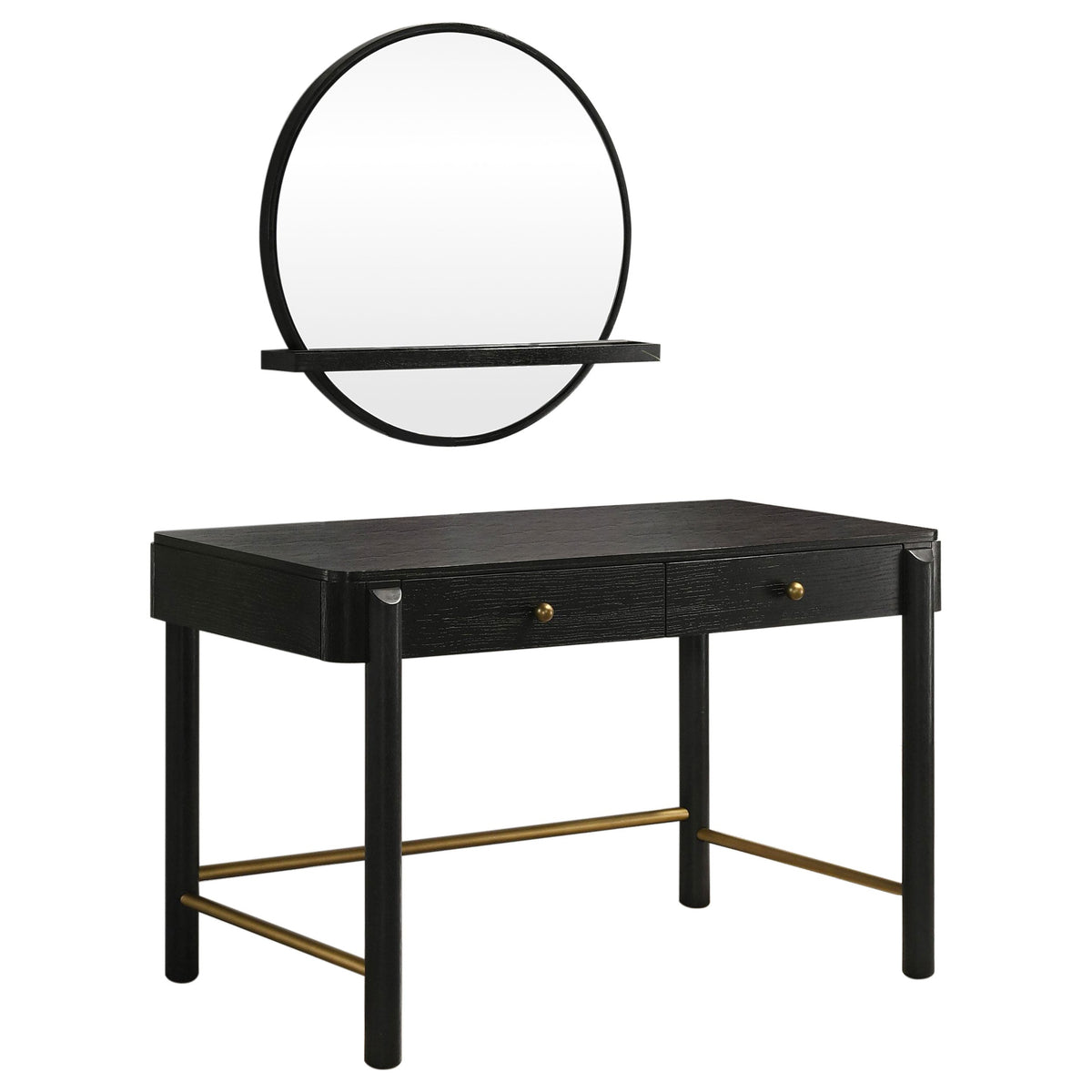 Arini 2-piece Makeup Vanity Table and Mirror Set