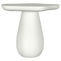 Perth 17-inch Side Table with Cloud-Shaped Top Off White