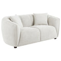 Aleisha Fabric Upholstered Loveseat Sand