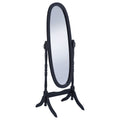 Foyet Wood Adjustable Full Length Cheval Mirror Black