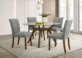 Paxton Square Wood Dining Table Base Brown