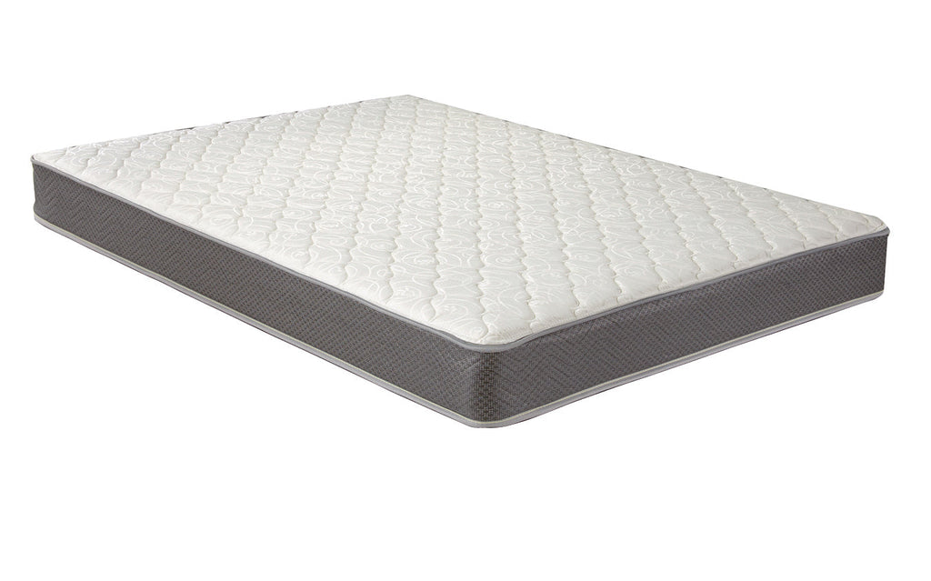 Quimby 7-inch Innerspring Quilted Foam Mattress — White Full
