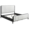 Brookmead 60-inch Upholstered Eastern King Bed Black