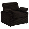 Collins Upholstered Power Recliner Chair Chocolate Brown