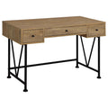 Analiese 47-inch 3-drawer Writing Desk Mango