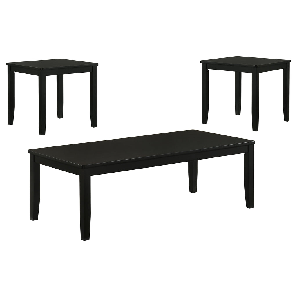 HP0426 Coffee Table 3 Pc Set Black