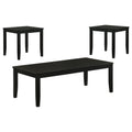 HP0426 Coffee Table 3 Pc Set Black