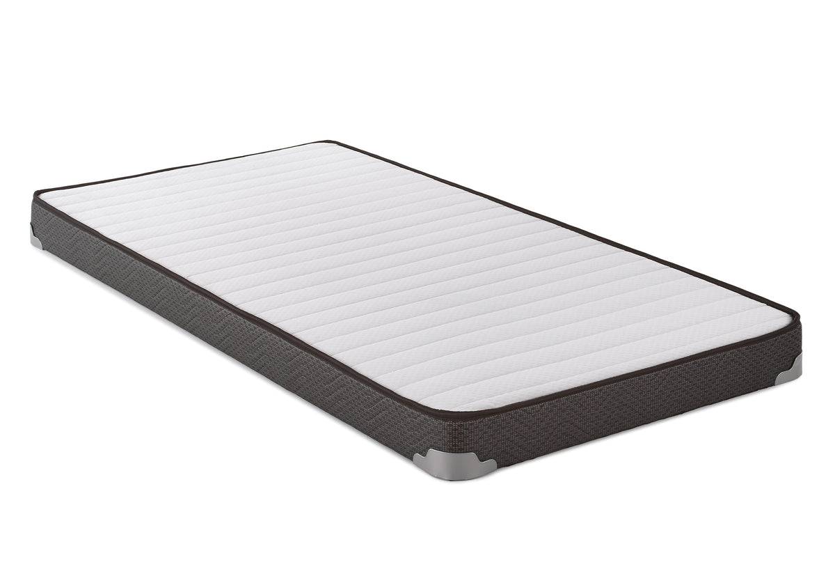 Drover 7-inch Foam Mattress with Built-in Bunkie Board — White Twin
