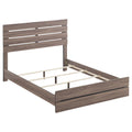 Brantford Wood Panel Bed Barrel Oak — Brown King