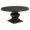 Twyla 60-inch Round Wood Dining Room Table Dark Cocoa